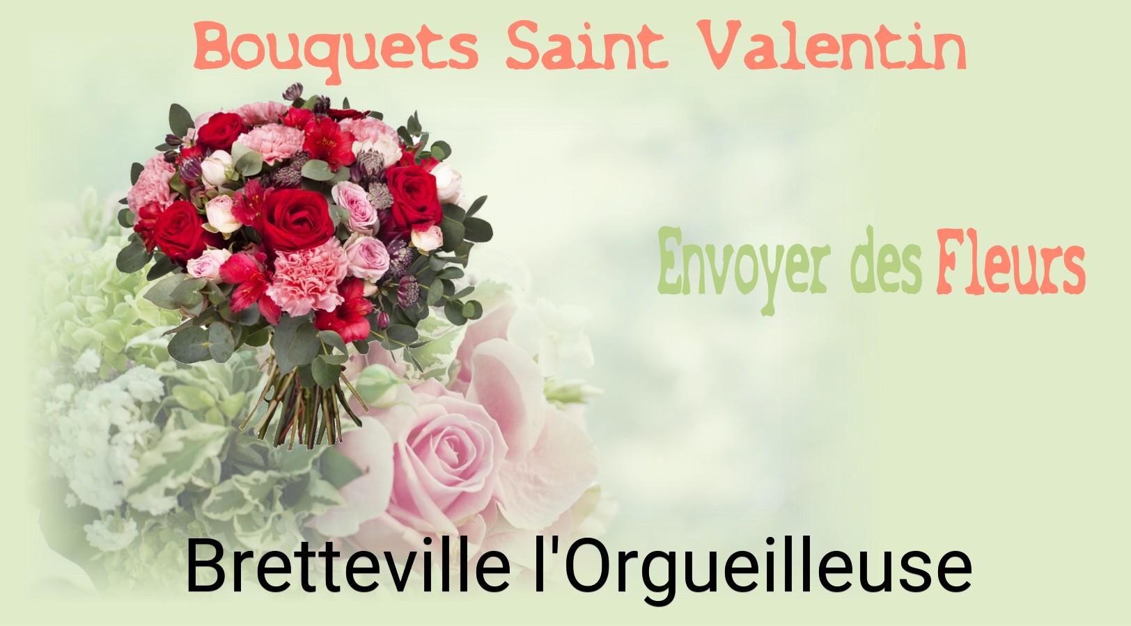 Roses de Saint-Valentin livrées à Bretteville-l'Orgueilleuse